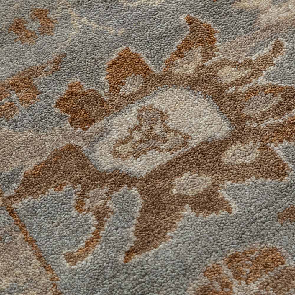 Light Grey New Zealand Wool Hand Knotted Premium Rug