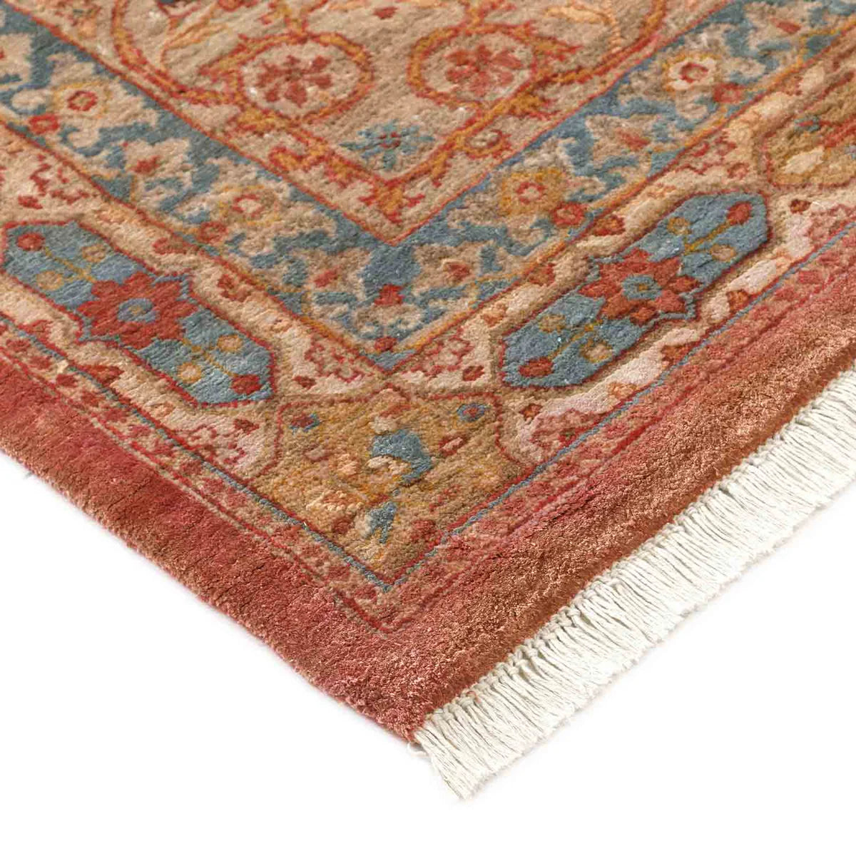 Bright Red Woollen Hand Knotted Premium Rug