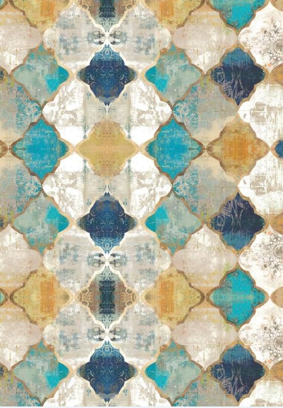 Hand-Tufted Blue,4x6 Feet,Suitable for Bedroom,Living Room,Apartment,Machine Washable Non-Slip Soft Modern Interior Rug,Smudge-Proof,Non-Shedding