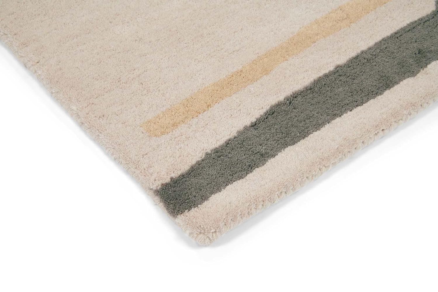 Yellow Wool Hand-Tufted Carpet for Living Room Bedroom Drawing Room Hall and Floor Color Yellow