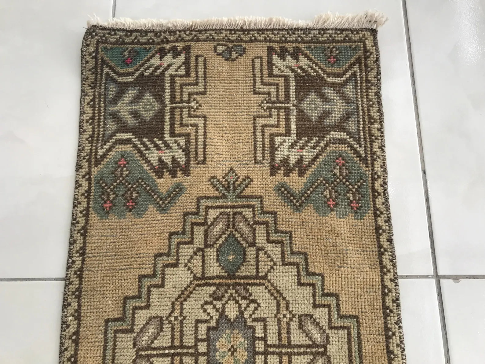 Hand Knotted Brown Oushak Rug Elegant Charcoal Gray and Ivory Oushak Rug