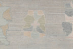 Natural Gray 8x10 Oushak Rug Beige Muted Oushak Rug Hallway Rug, Area Low Pile Rug, Living Room, Dinning Room, Stair Rug Kids Rugs, Home Decore Rug