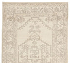 Cream Modern 8x10 Area Low Pile Rug Oushak Rug, Abstrct Rugs Muted Turkish Rug, Hand knotted Rug For Nursery & Bedroom: Endless Summer Wool Rug