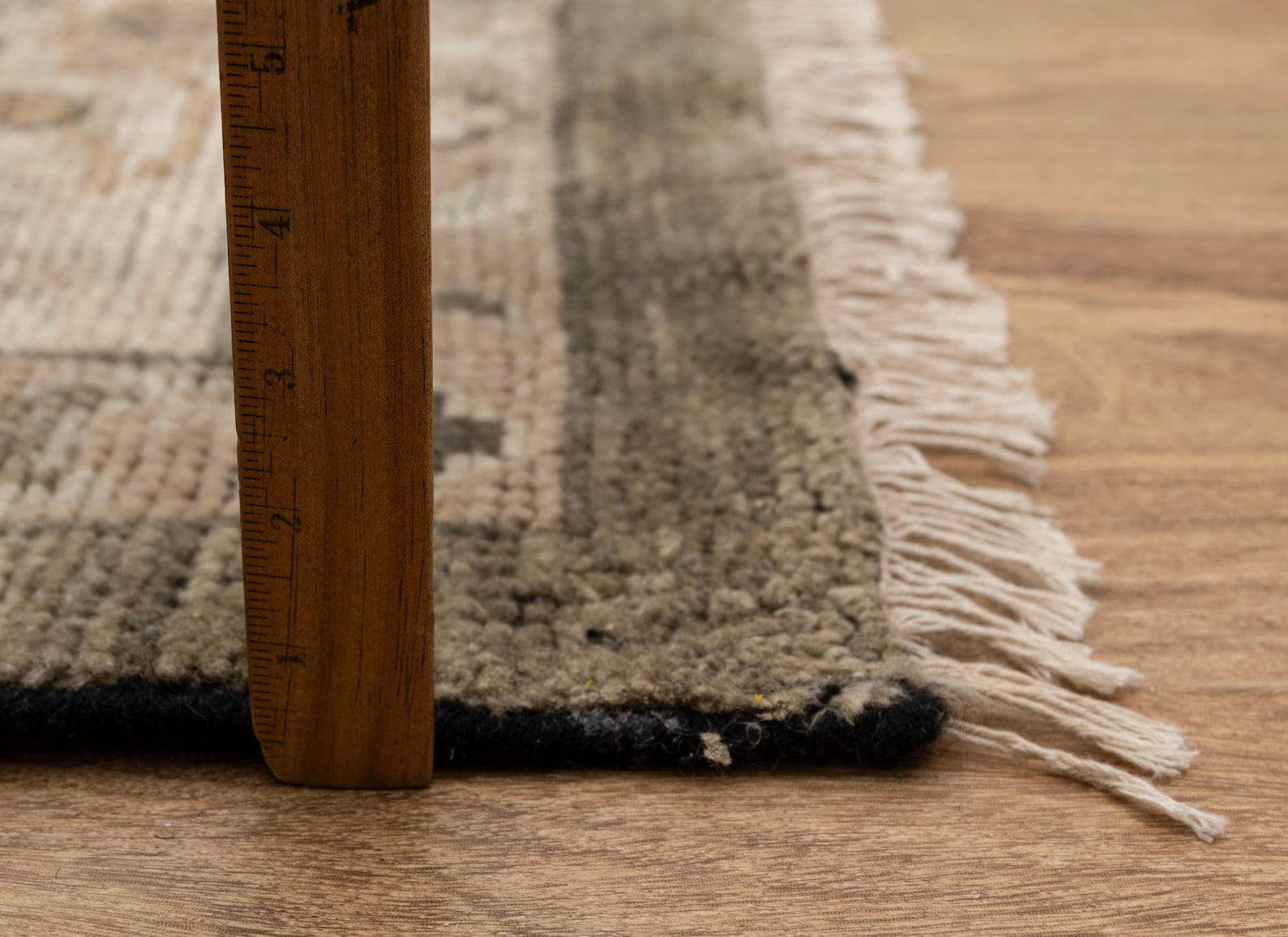 Olive Green Grey Persian style Oushak, Modern Traditional Hand Knotted Wool Rug