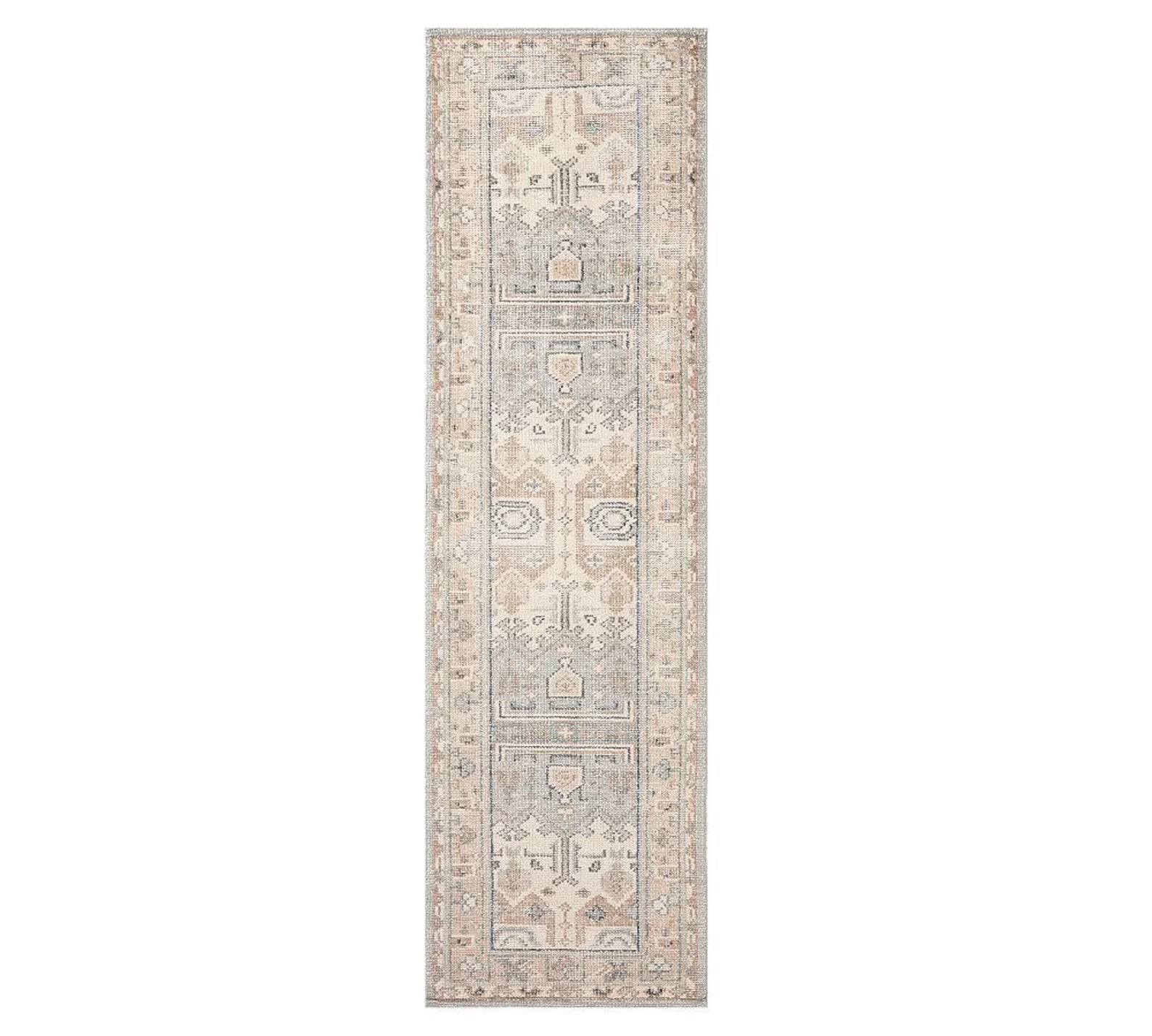 Hand-Knotted Wool Rug 8x10 9x12 10x14 Muted Area Hand Knotted Rugs